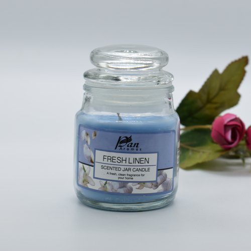 Fresh Linen Aroma Candle - 85 gm | Fresh Linen Aromas Scented Candle For Home Decor